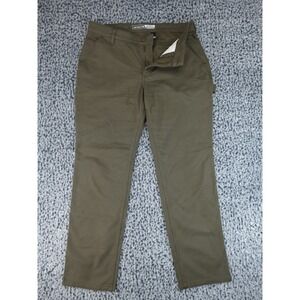 Carhartt Relaxed Fit Work Pants Womens 10S Brown Rugged Utility Carpenter Canvas